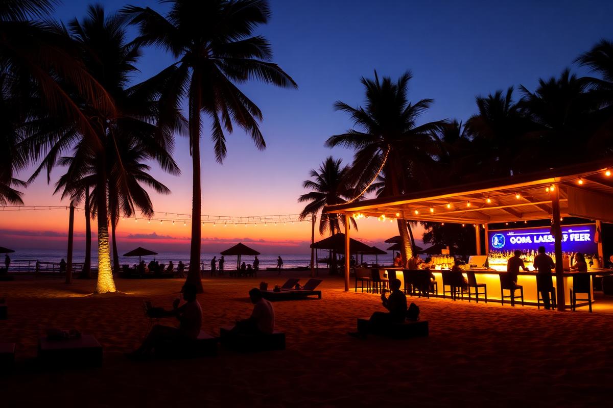 North Goa Beach Club Crawl